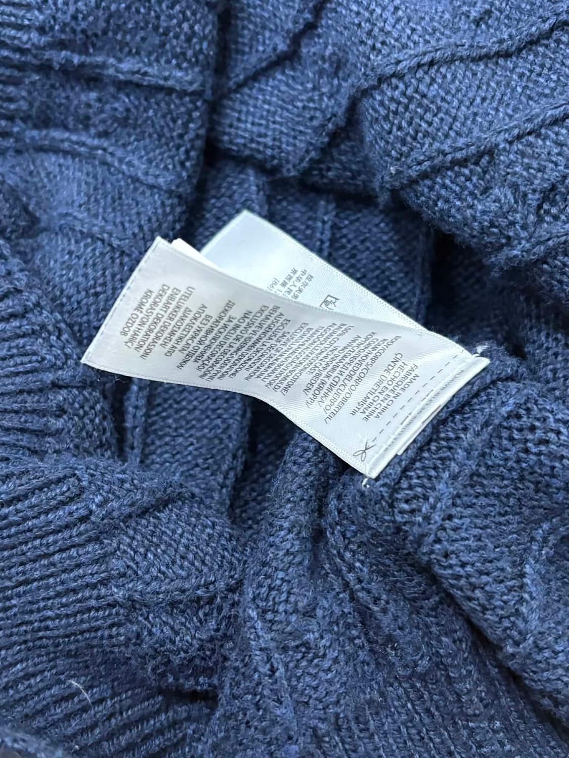 [L] 폴로 랄프로렌 신형 케이블 하프집업 코튼 니트 스웨터 상품이미지4