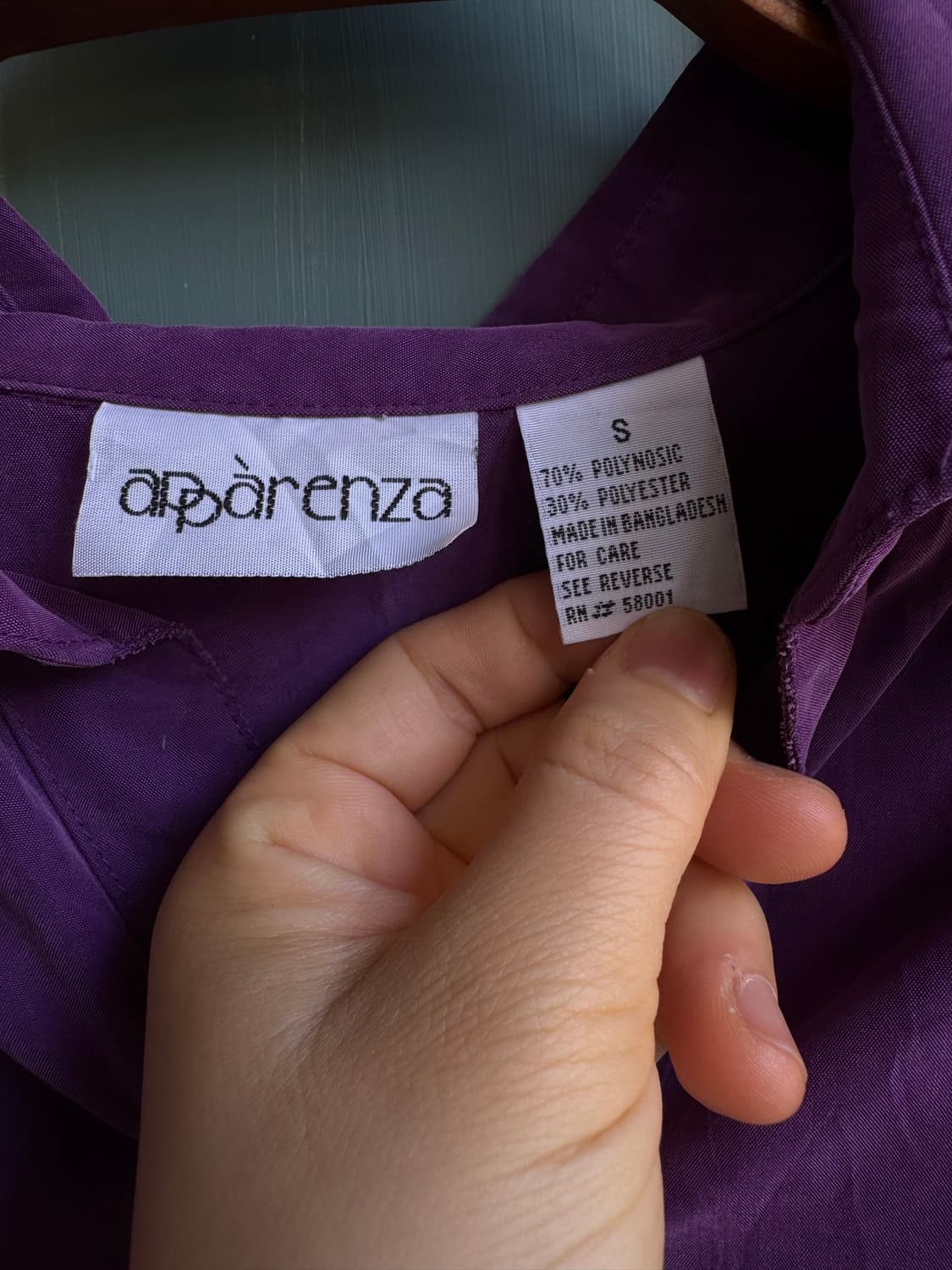 빈티지 아빠렌자(Apparenza) 셔츠 상품이미지7