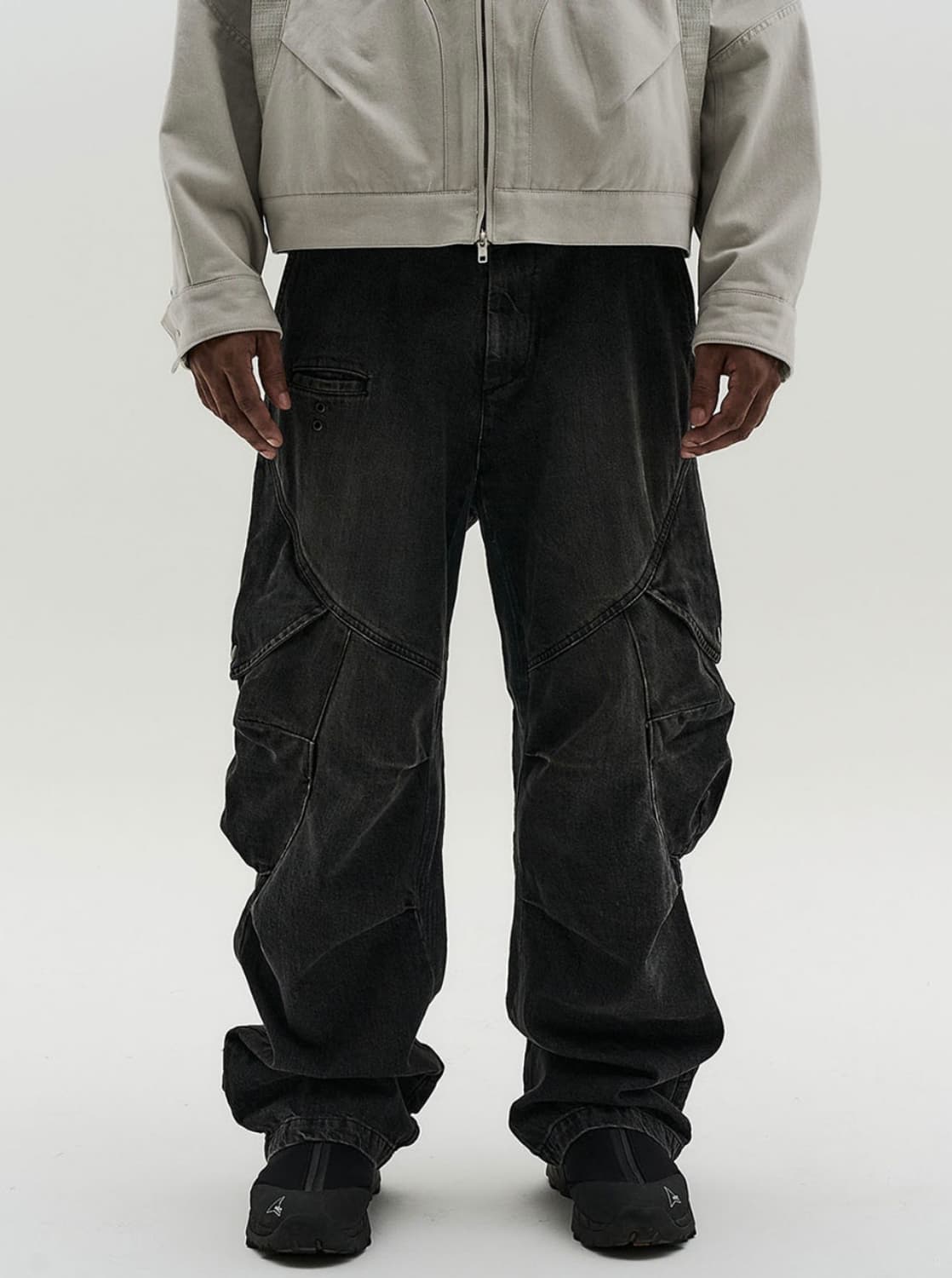 이그노타 코어:6  워시드 카고팬츠 블랙 M 상품이미지1