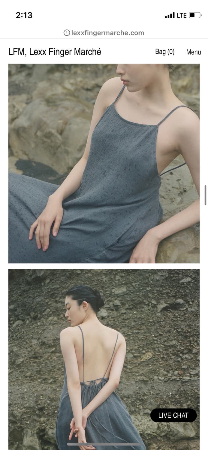 LFM_ Back Strap Long Dress 상품이미지8