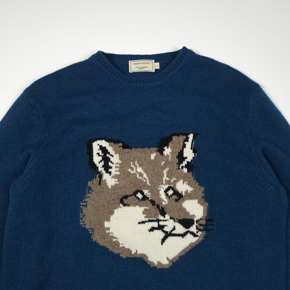 메종키츠네 빅 폭스 헤드 니트 상품이미지2