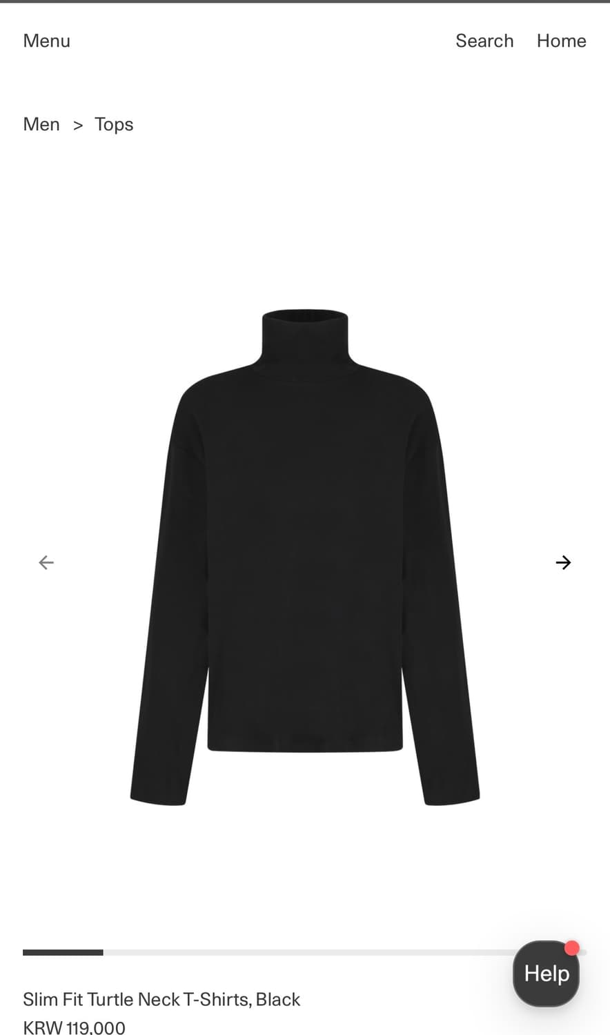 아모멘토 슬림터틀넥 m사이즈 상품이미지2