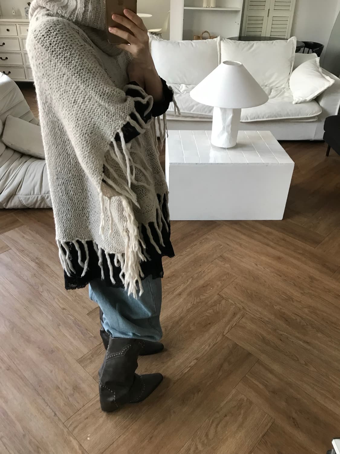 vintage tassel cape 상품이미지6