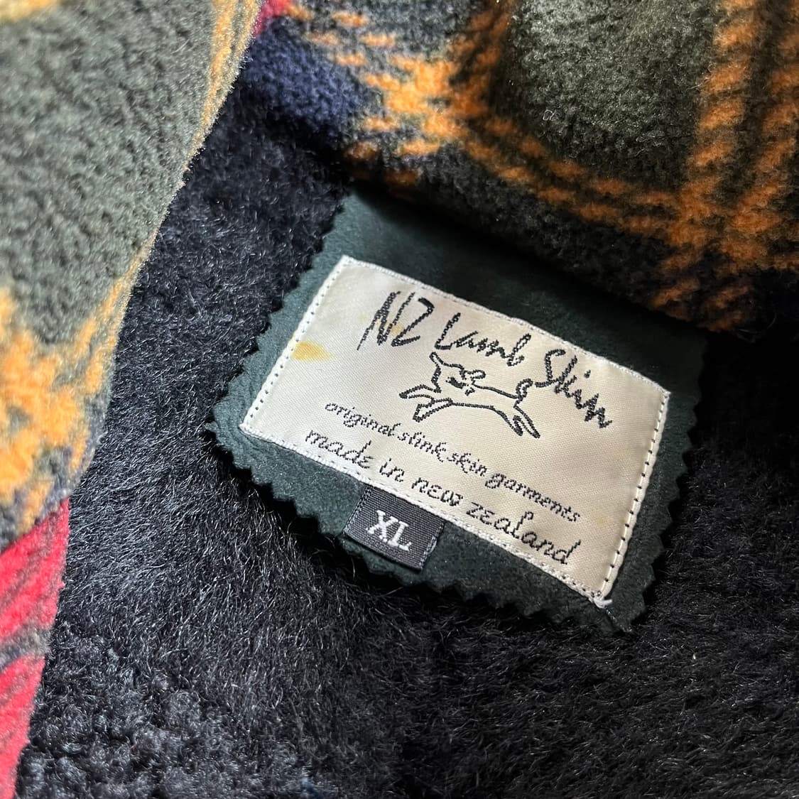 뉴질랜드 N2 램스킨 플란넬 집업 자켓 (XL) 상품이미지3