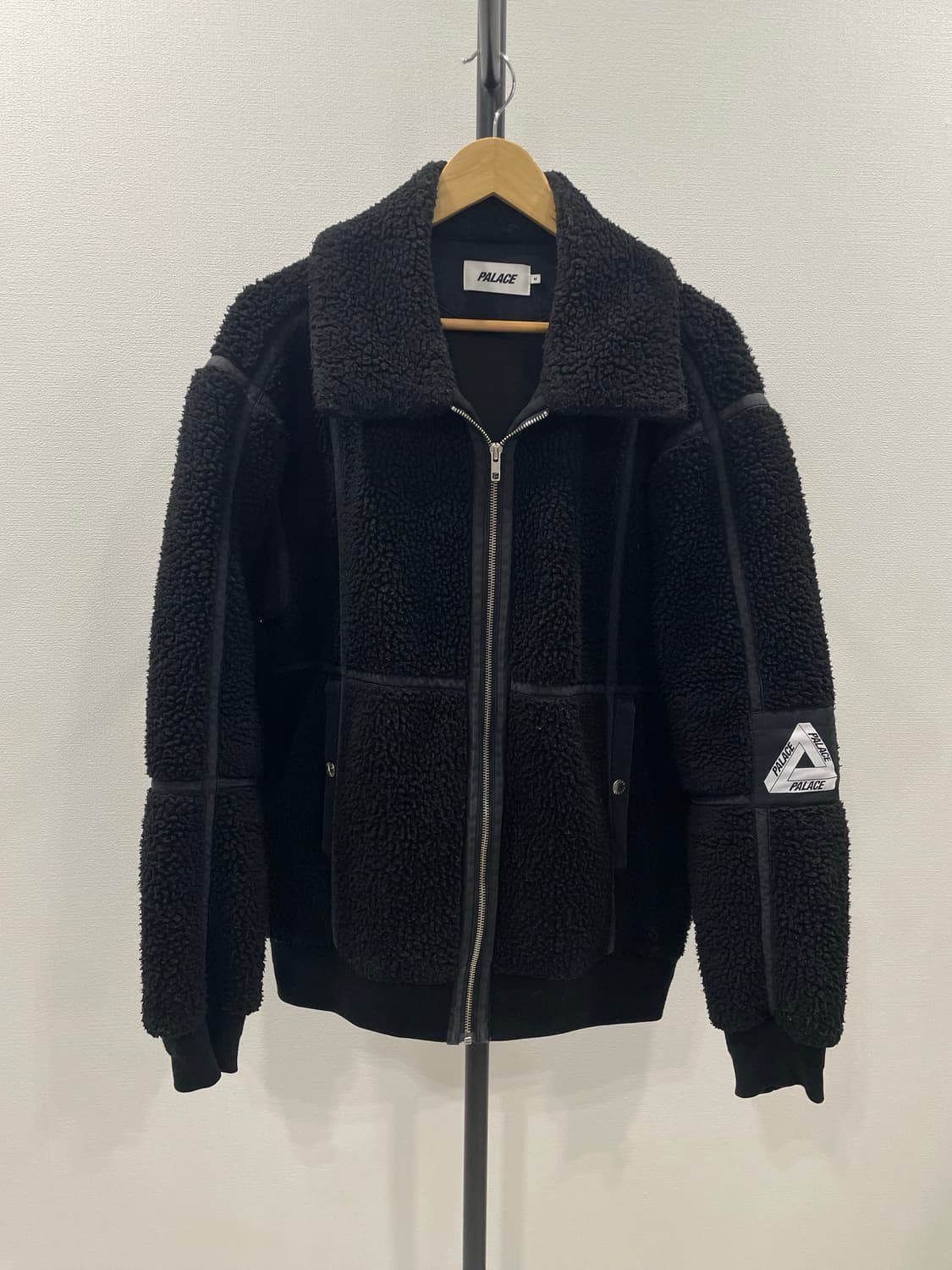 Palace 팔라스 트라이퍼그 로고 플리스 재킷 블랙 상품이미지1