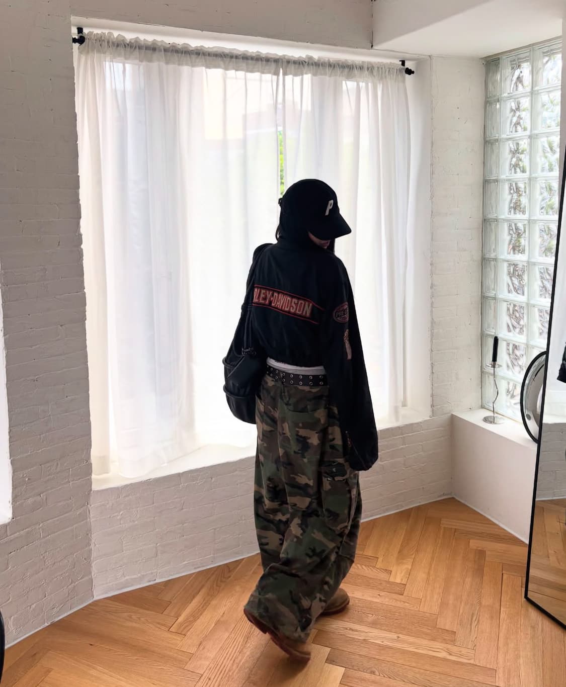 할리데이비슨 크롭 자켓 상품이미지2