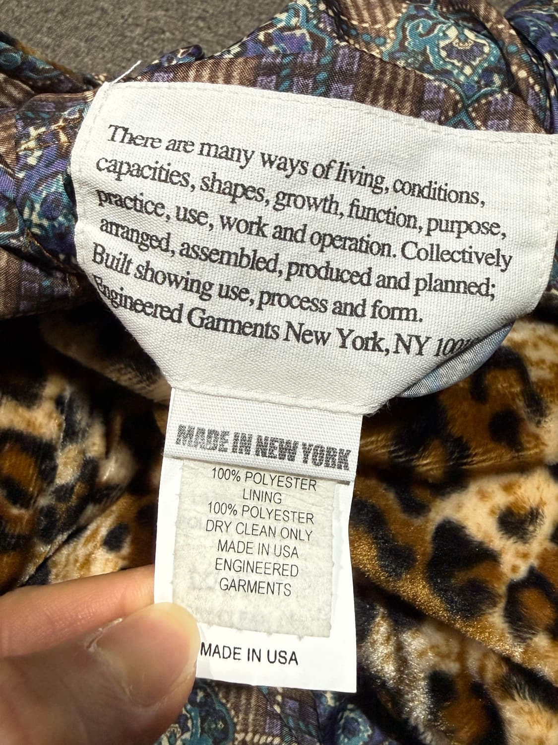 Engineered Gsrments 엔지니어드가먼츠 리버시블 호피 베스트 상품이미지5