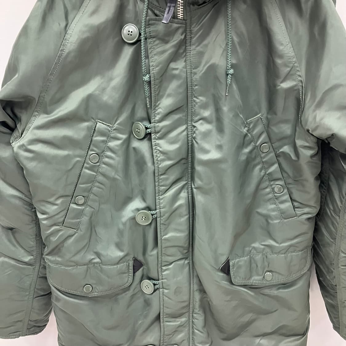 알파인더스트리 카키 N-3B 야상 파카 M 상품이미지5