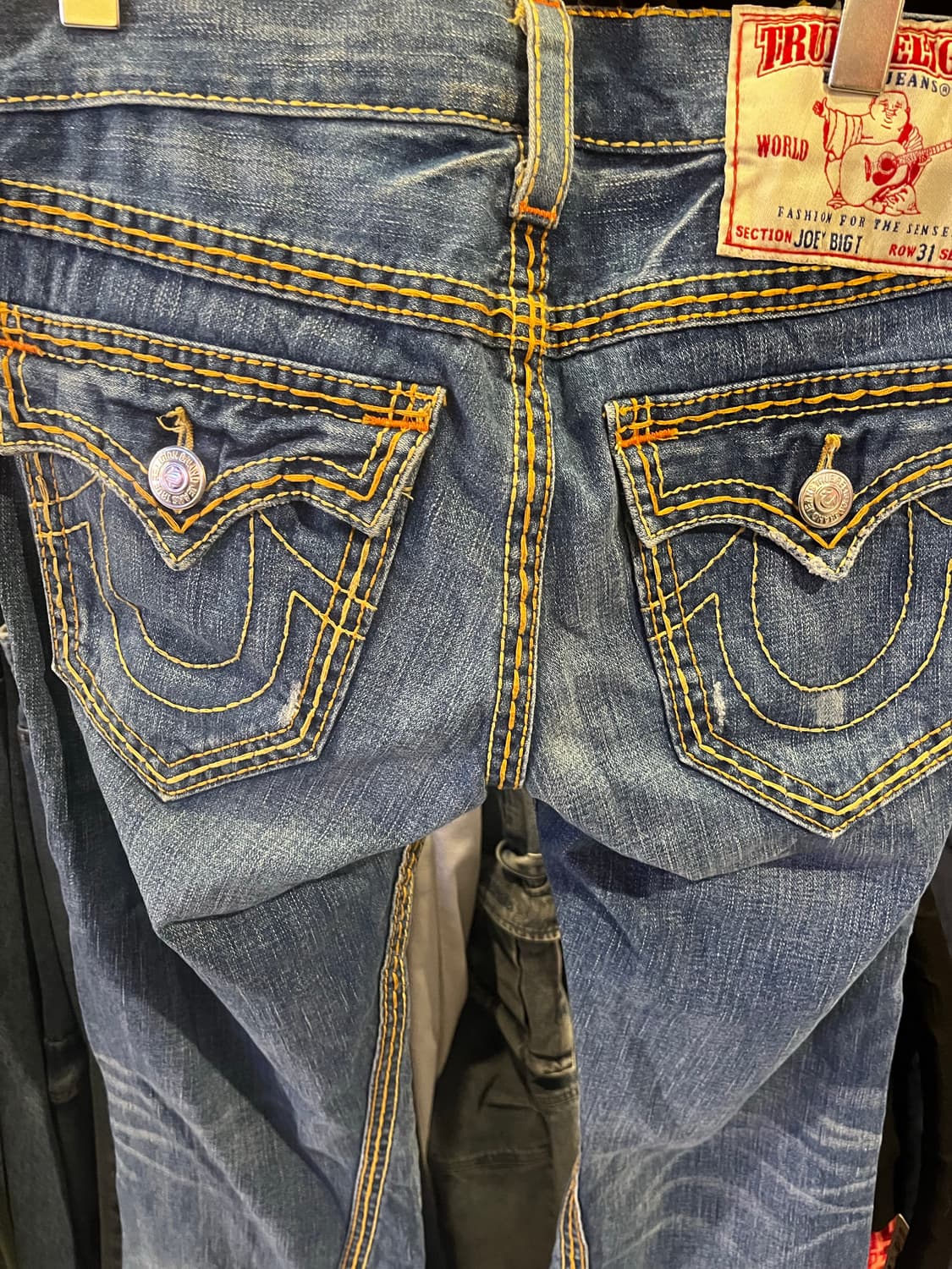 트루릴리젼 조이 빅 티 부츠컷 데님팬츠 상품이미지6