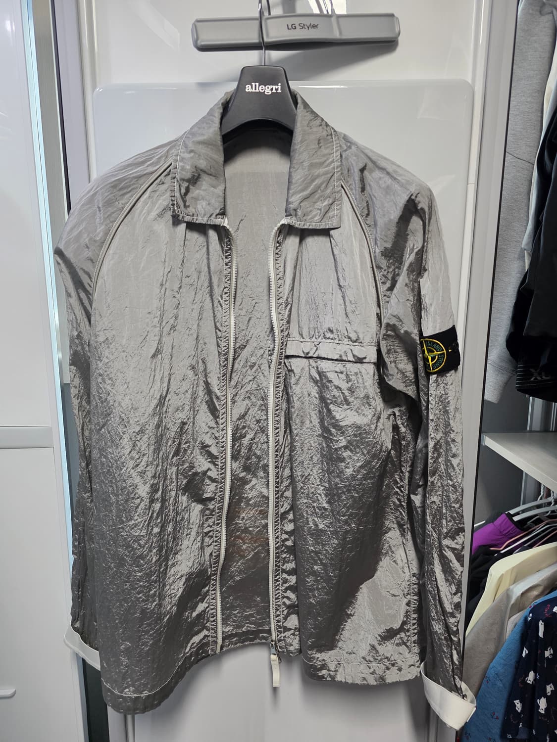 22ss 스톤아일랜드 나일론메탈 오버셔츠 L 상품이미지1