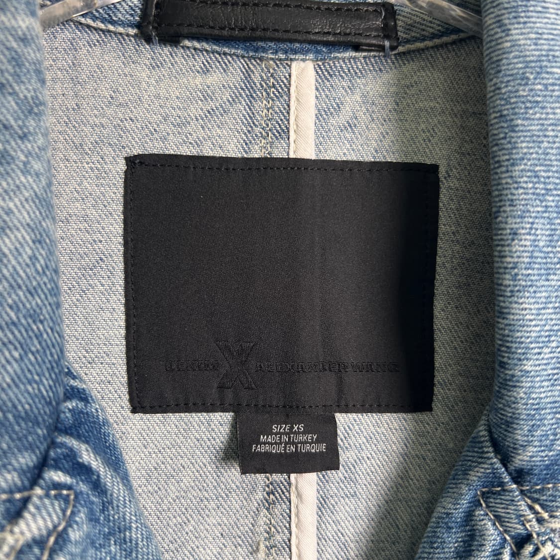 18SS 알렉산더 왕 맥시 데님 트렌치 코트 XS 상품이미지3