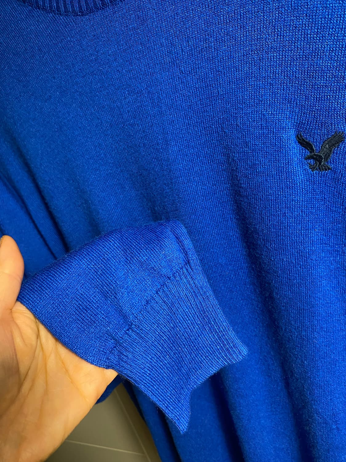 아메리칸 이글 파란색 니트 L 상품이미지3