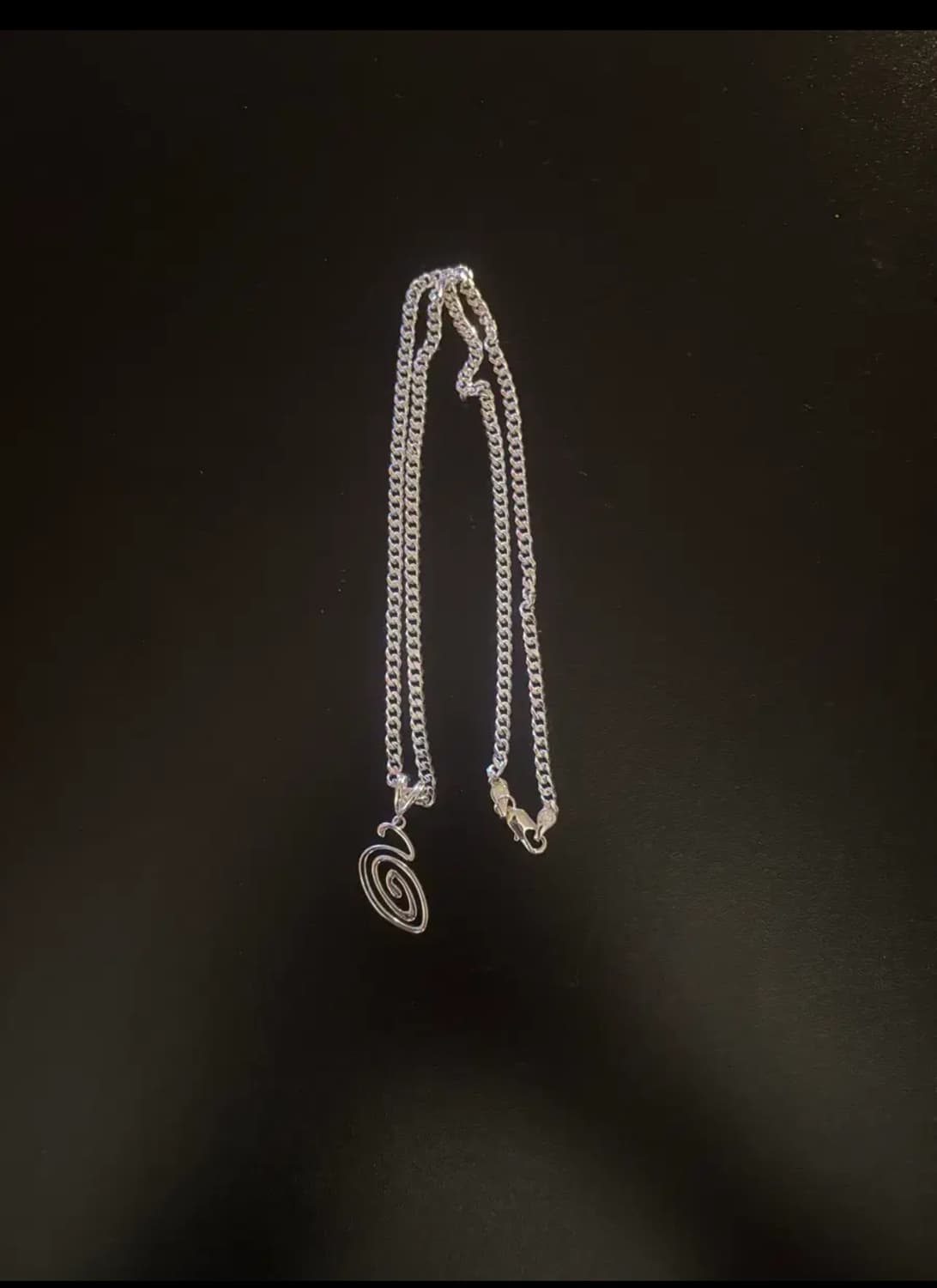 스투시 스월리 s 체인 목걸이 상품이미지1