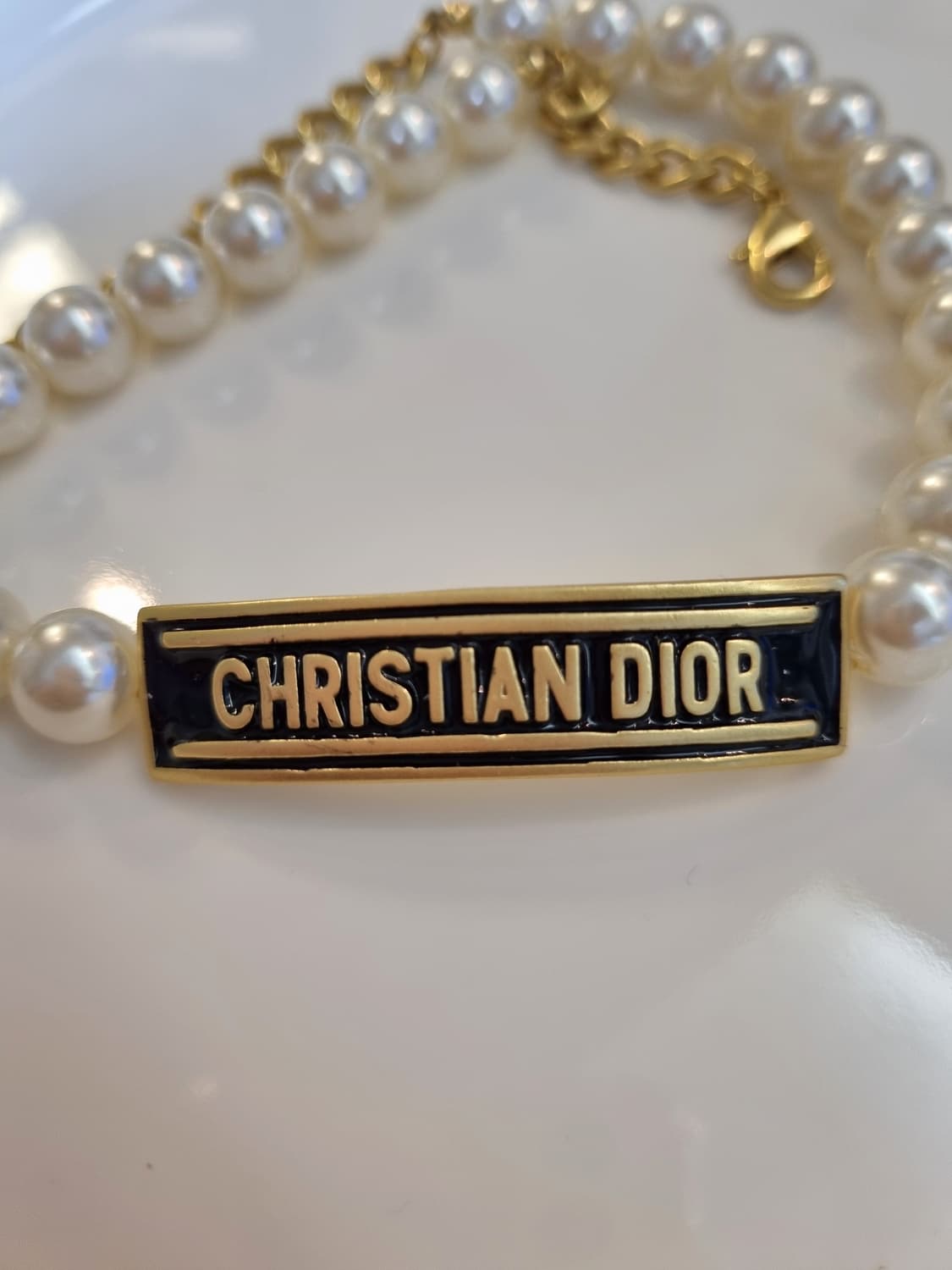 디올 업사이클링  진주 목걸이 상품이미지4
