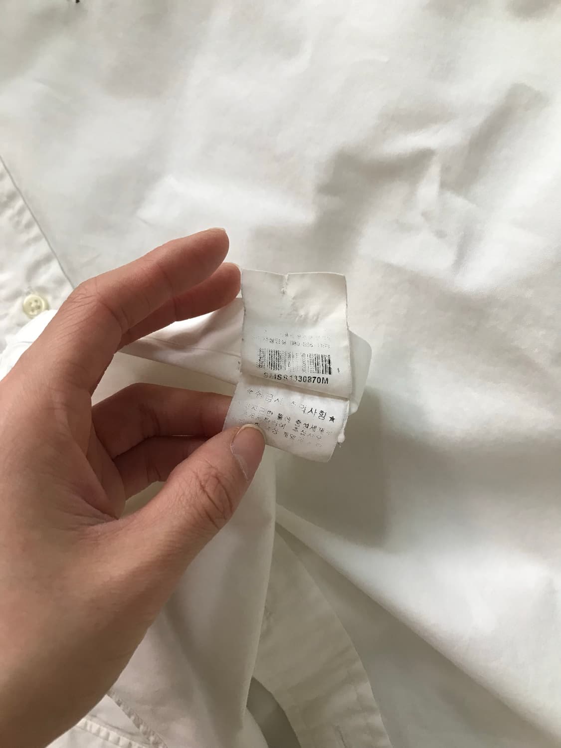 폴로 랄프로렌 더블포니로고 화이트 셔츠 상품이미지8