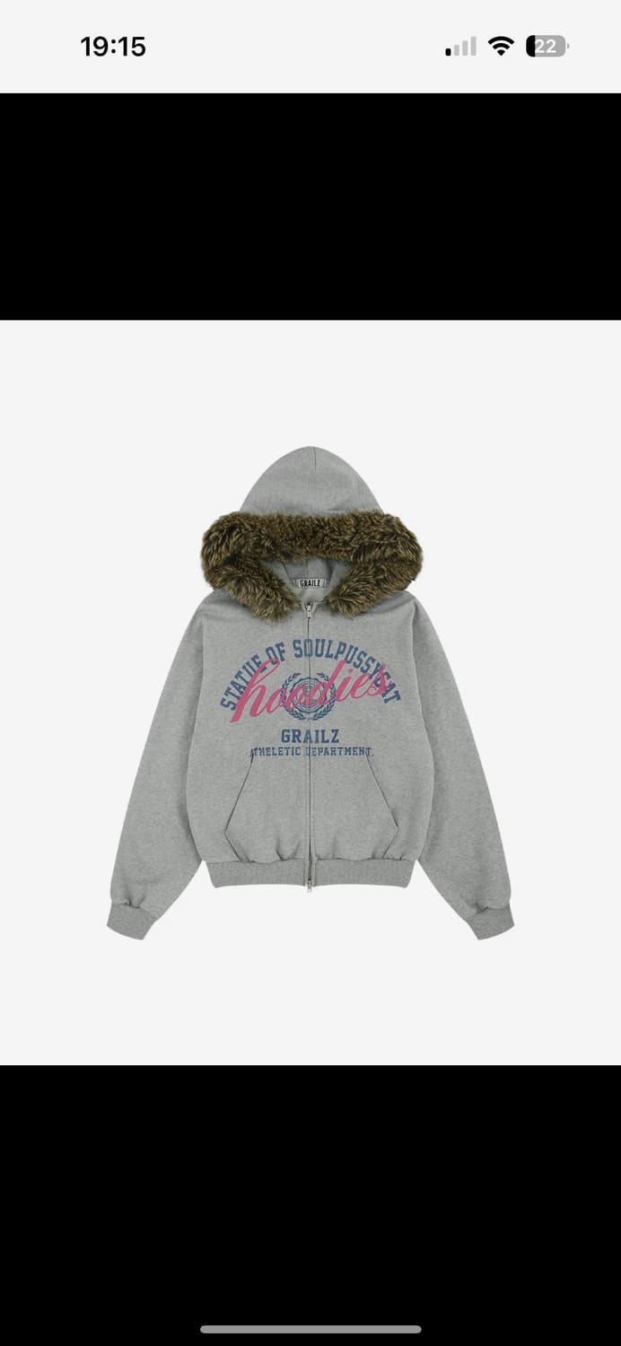 그레일즈 퍼 후드집업 상품이미지1