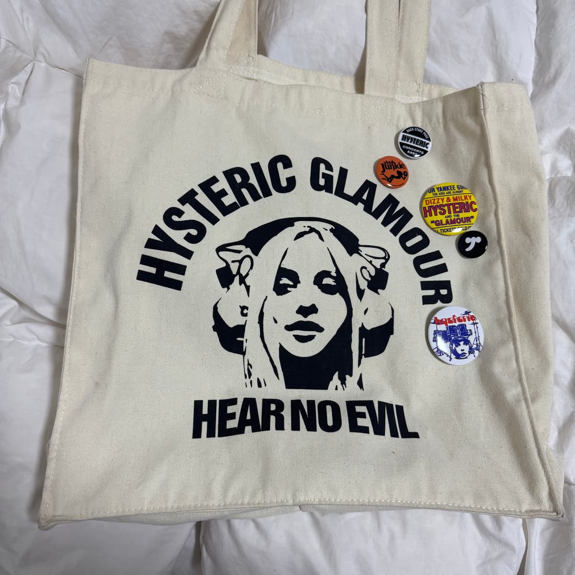 히스테릭글래머 토트백 뱃지 상품이미지1