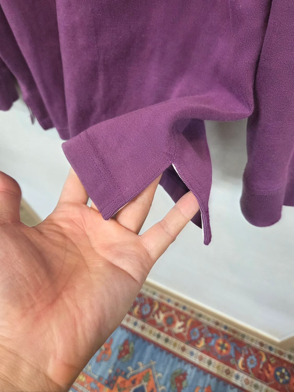 폴로랄프로렌 빈티지 럭비 카라긴팔 m 상품이미지7