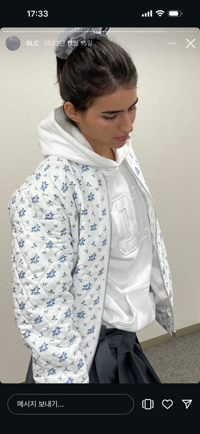 샬롬클럽 메시 플라워 점퍼 상품이미지2