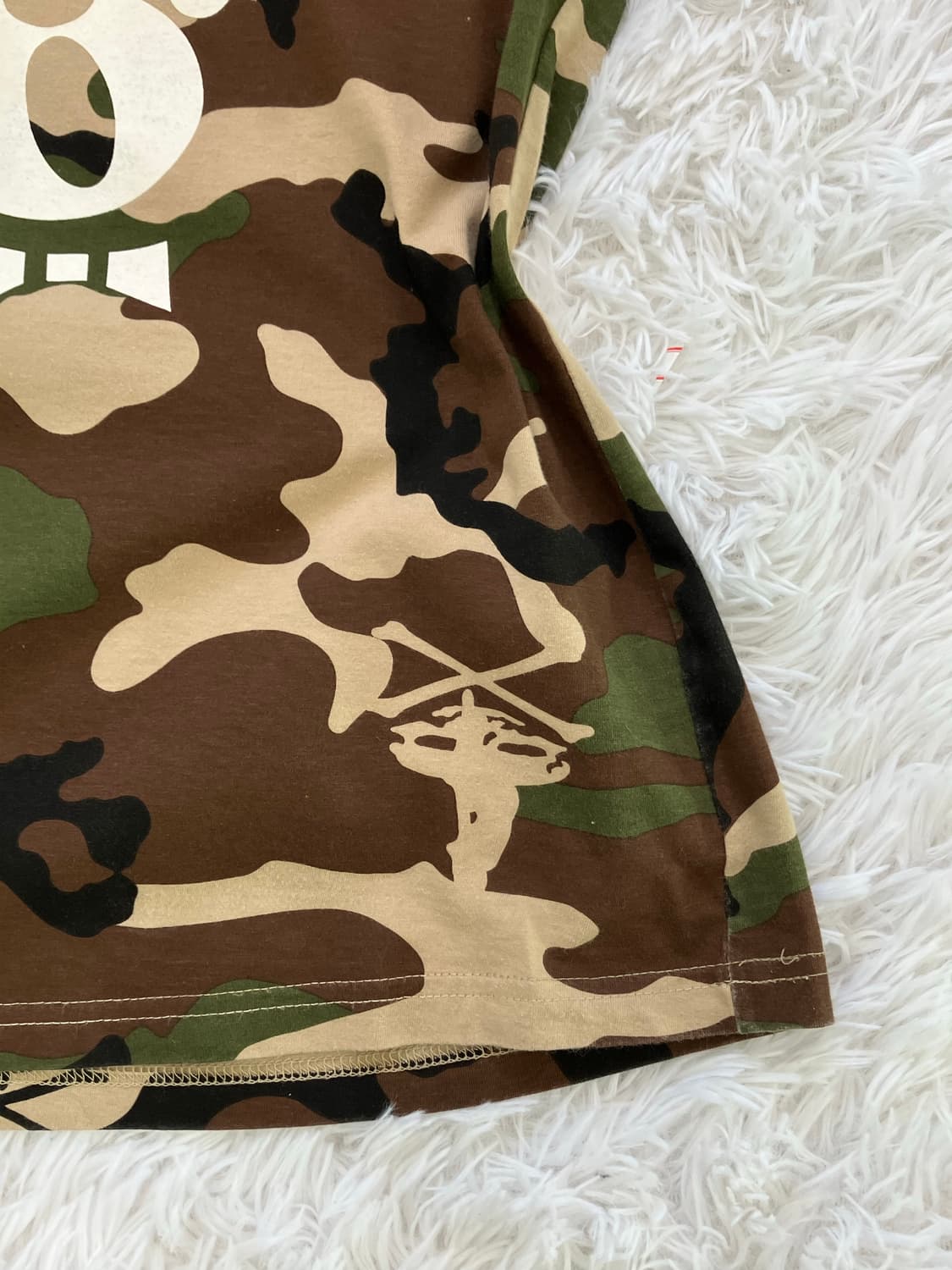 빈티지 히스테릭 글래머 밀리터리 퍽베어 반팔 1048 y2k 스트릿 갸루 상품이미지3