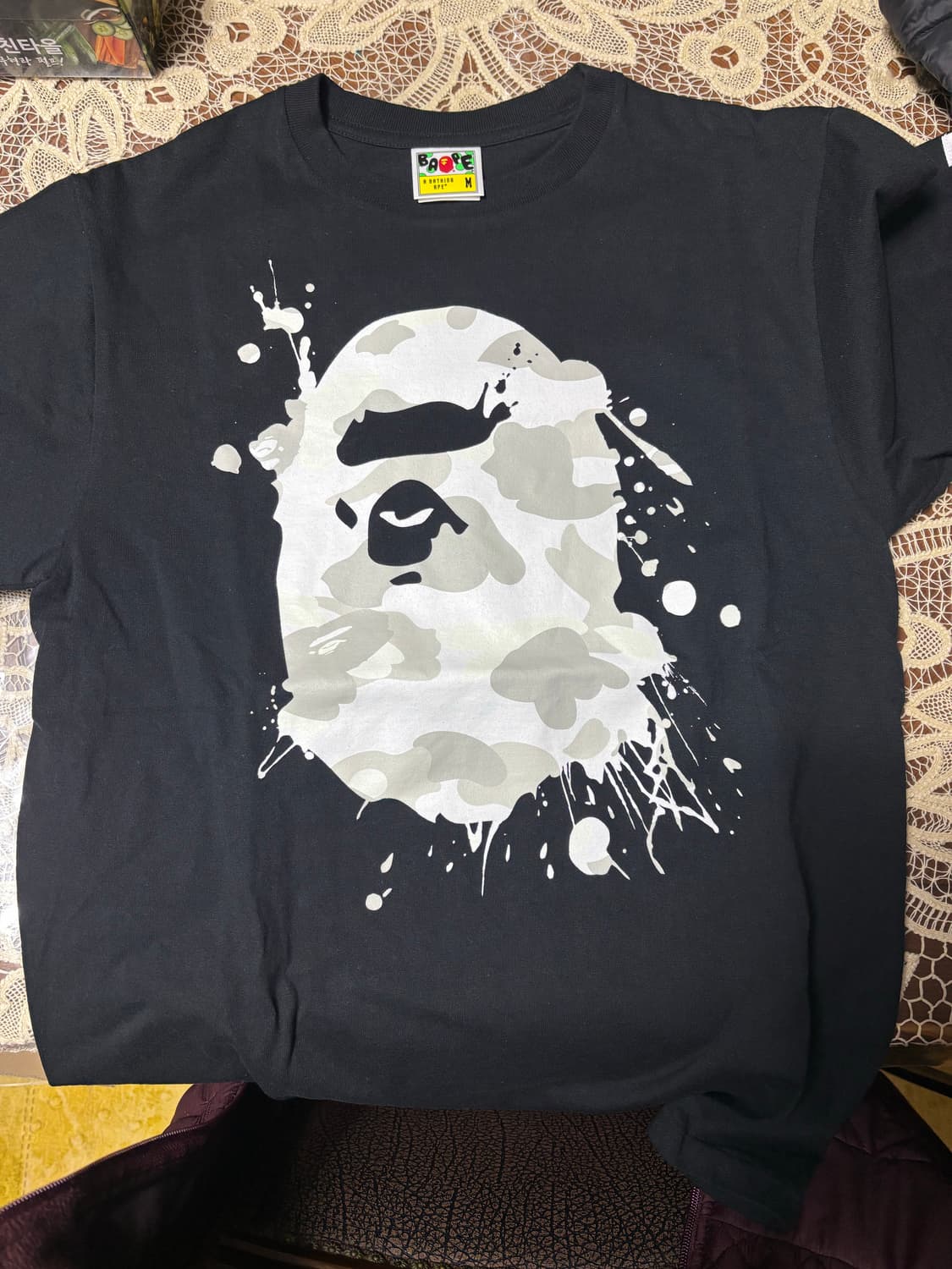 베이프 컬리지 스타 헤드 반팔 상품이미지1