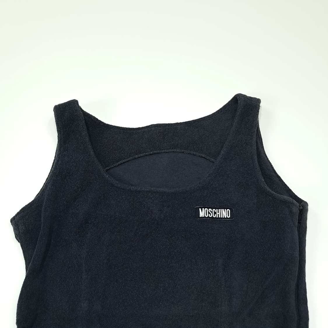 CL430 모스키노 90s MARE 테리코튼 블랙 미니원피스 상품이미지2