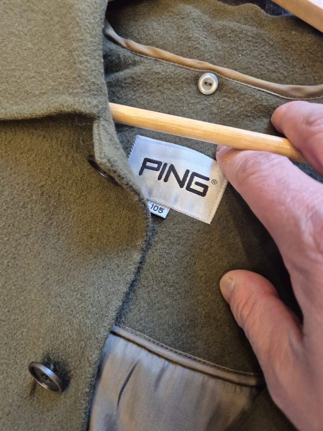 핑(PING) 캐시미어 100% 자켓 105사이즈 상품이미지4