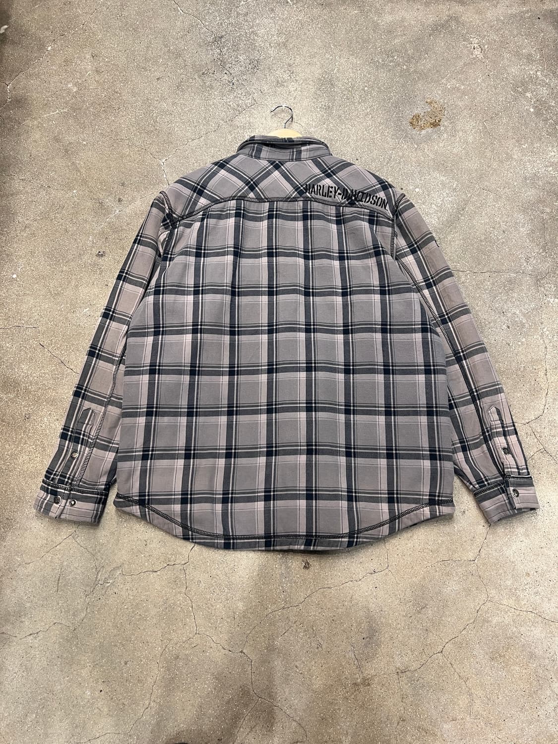 할리데이비슨 플란넬 기모 셔츠  상품이미지3