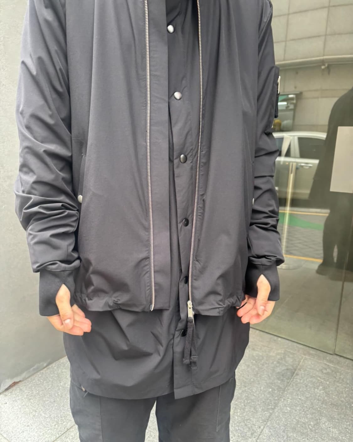 THOM/KROM  M SJ 634 (BLACK) 톰크롬 셔츠 상품이미지3
