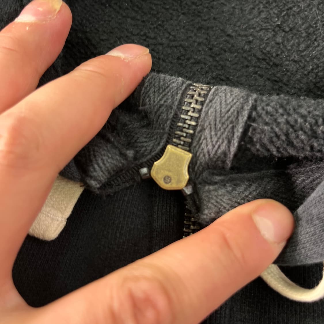 110 폴로랄프로렌 와플 블랙 후드집업  상품이미지4