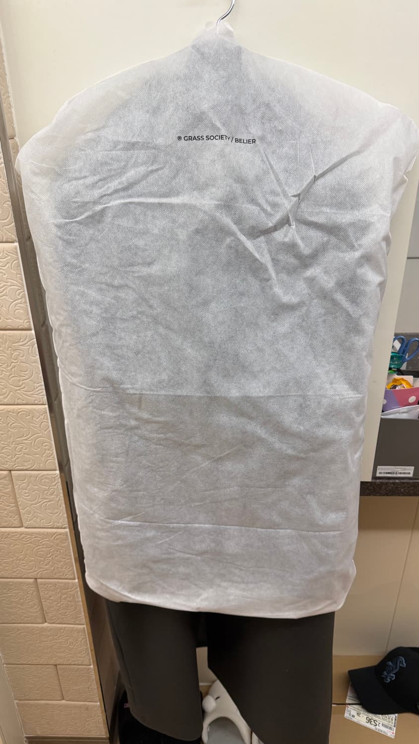 벨리에 맥시 멜톤 울 발마칸 코트 (카키 그레이) - L 상품이미지4