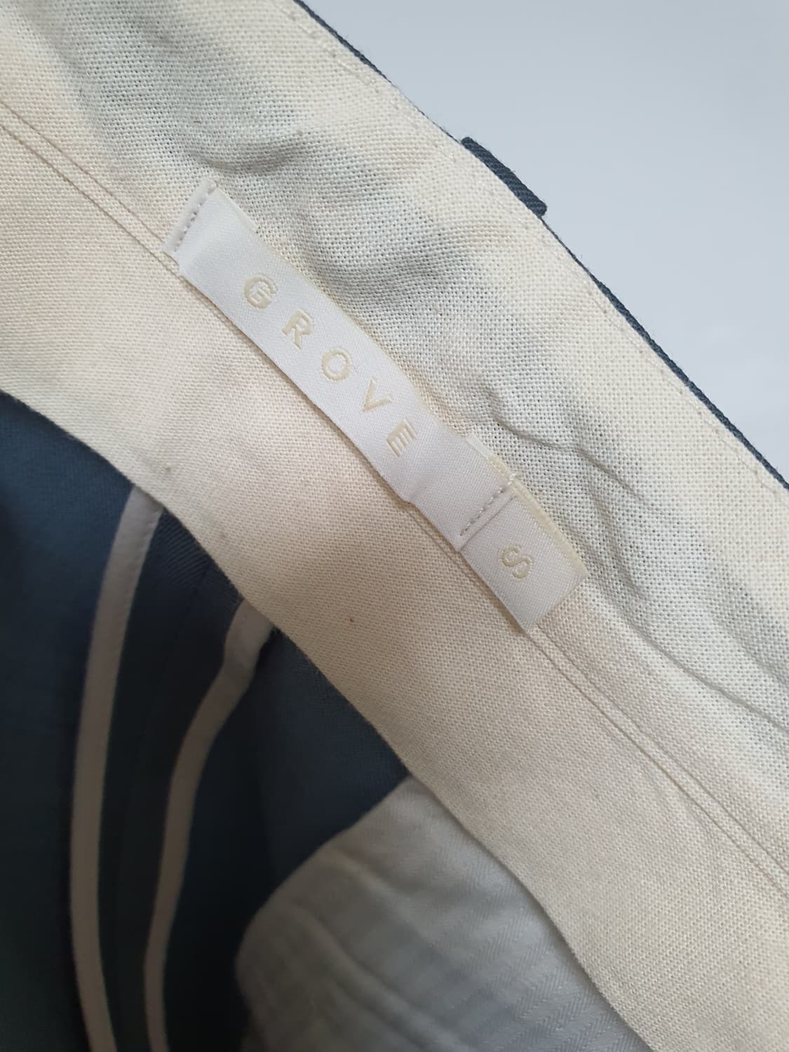 그로브 Grove 피콕블루 팬츠 S사이즈 상품이미지3