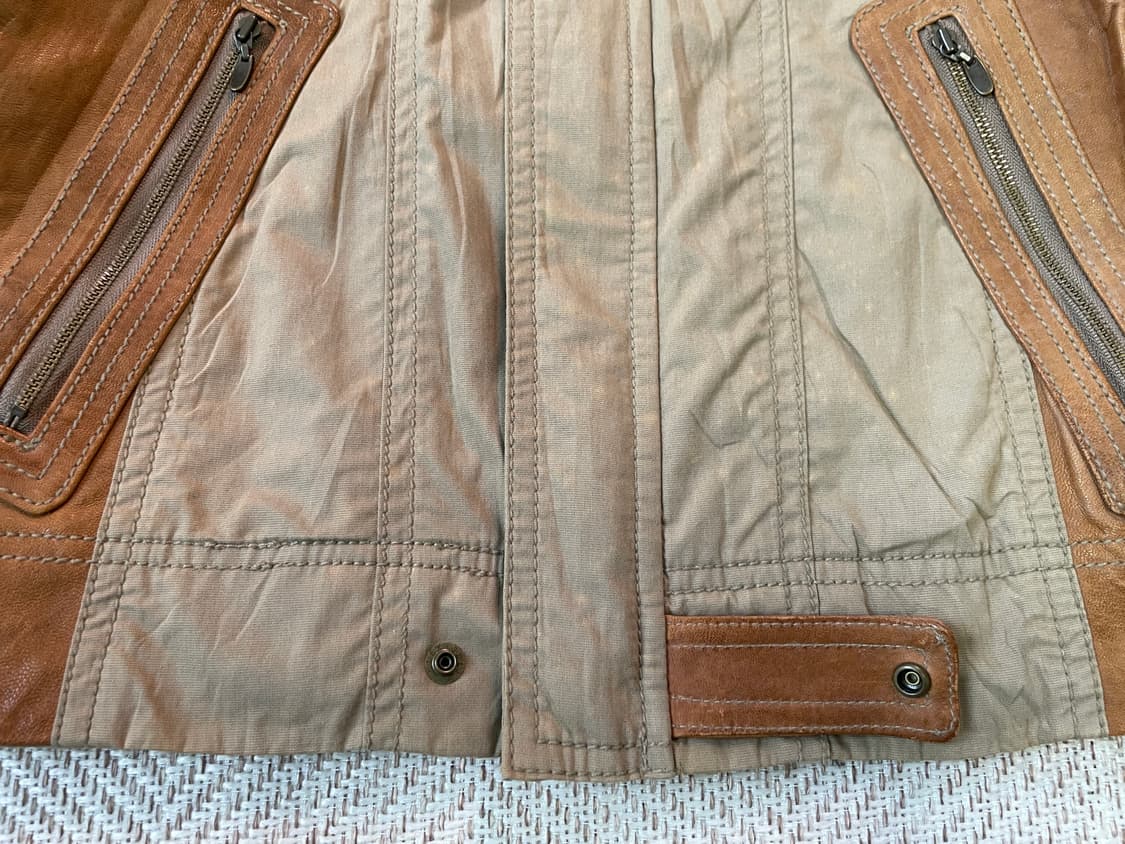 콤카이즘 보노 하이브리드 라이더 레더 자켓 goa lgb J03482 상품이미지2