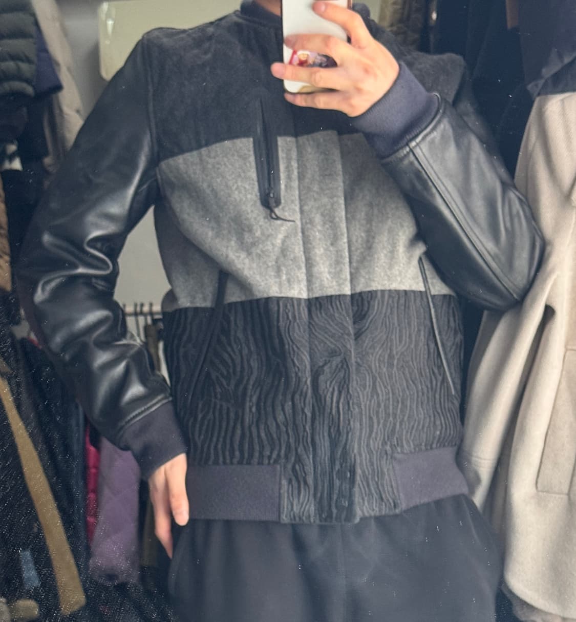 희귀!! 나이키 르브론 디스트로이어 소가죽 바시티 자켓 M 상품이미지4