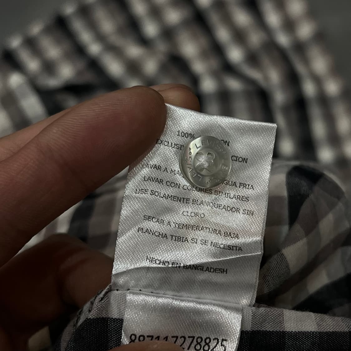  리바이스 체크 웨스턴 하프 셔츠 y16315 상품이미지8