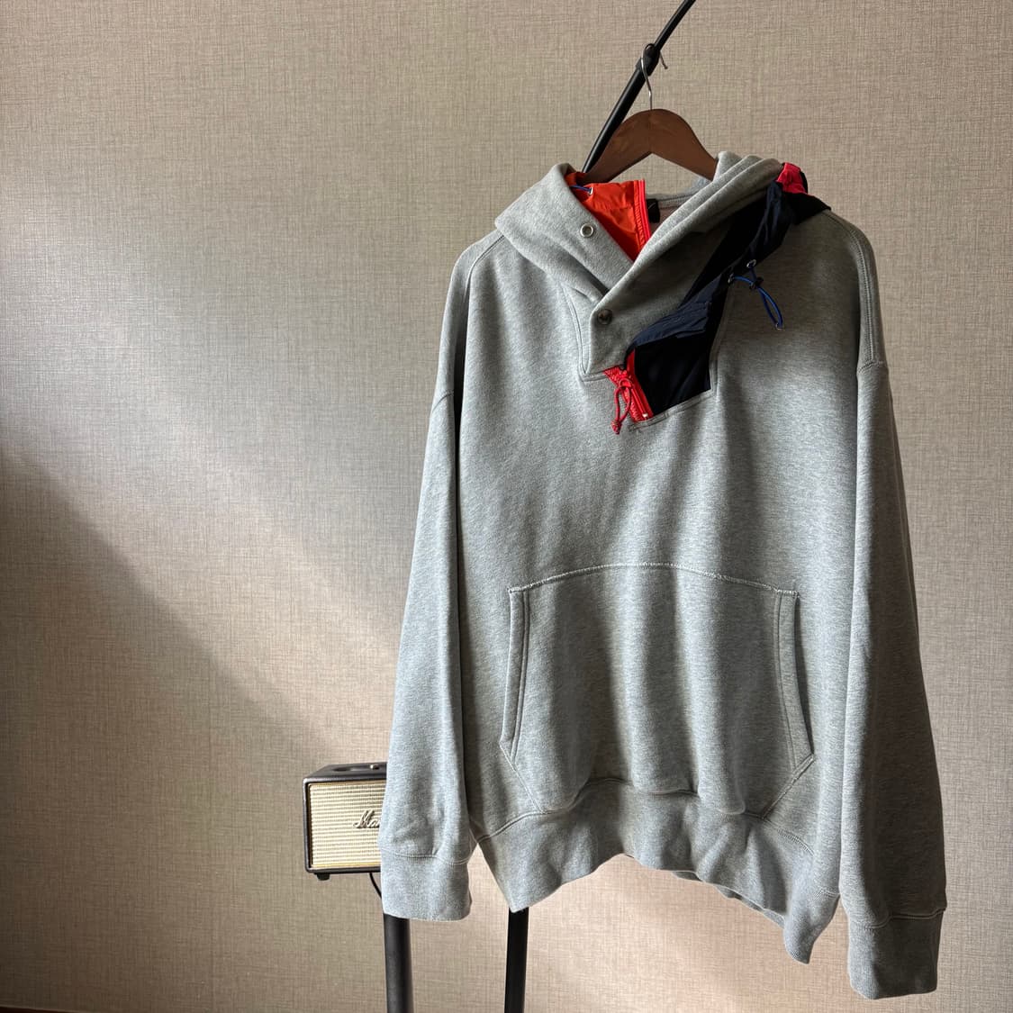 Kolor 컬러 22AW 코튼 절개 포인트 후드티 상품이미지7