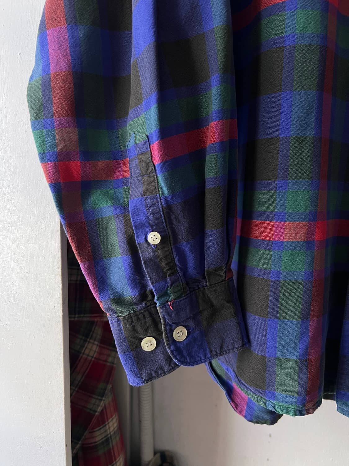 [L]90's GAP 올드 갭 싱글포켓 체크셔츠 상품이미지5