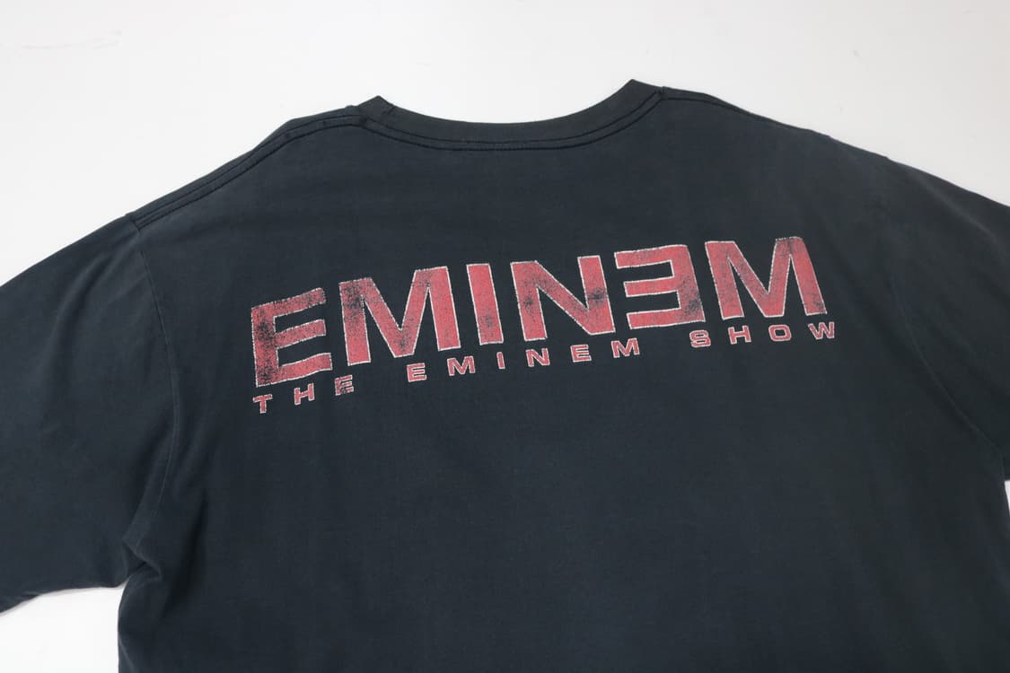 빈티지 00s 에미넴 'The Eminem Show' 랩 티셔츠 (XL) 상품이미지8