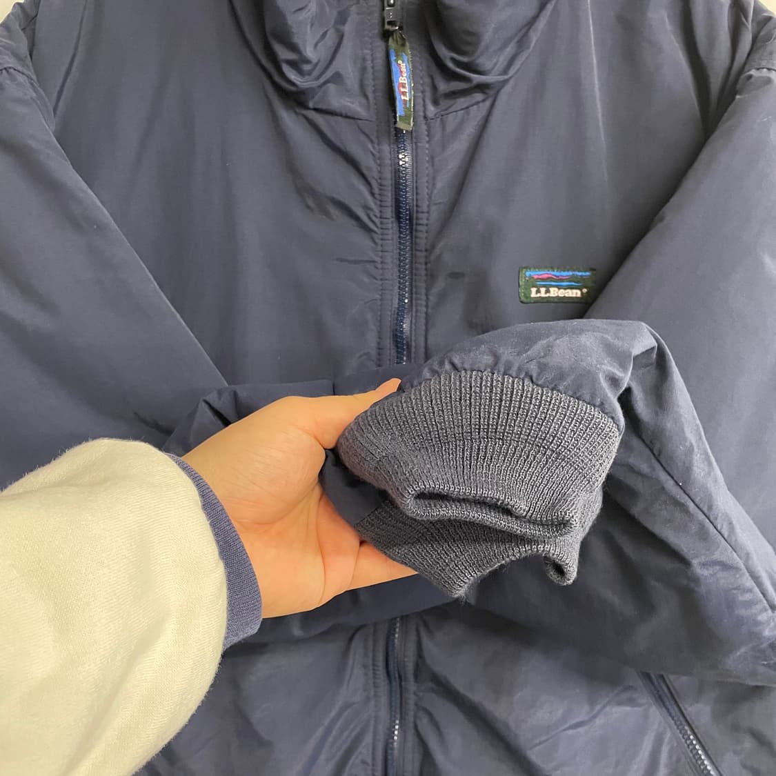 90s 엘엘빈 나일론 웜업 자켓 상품이미지5