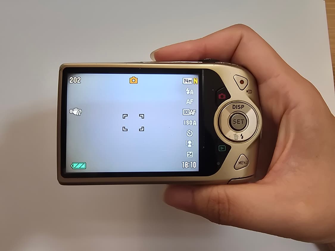 카시오 엑슬림 z2300 (Casio exilim) 골드 색상 작례O 상품이미지7