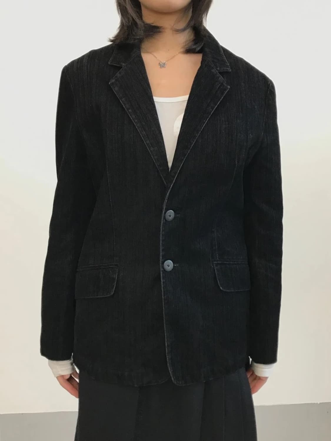 R.Straushatte Herringbone Wool Blazer 상품이미지2