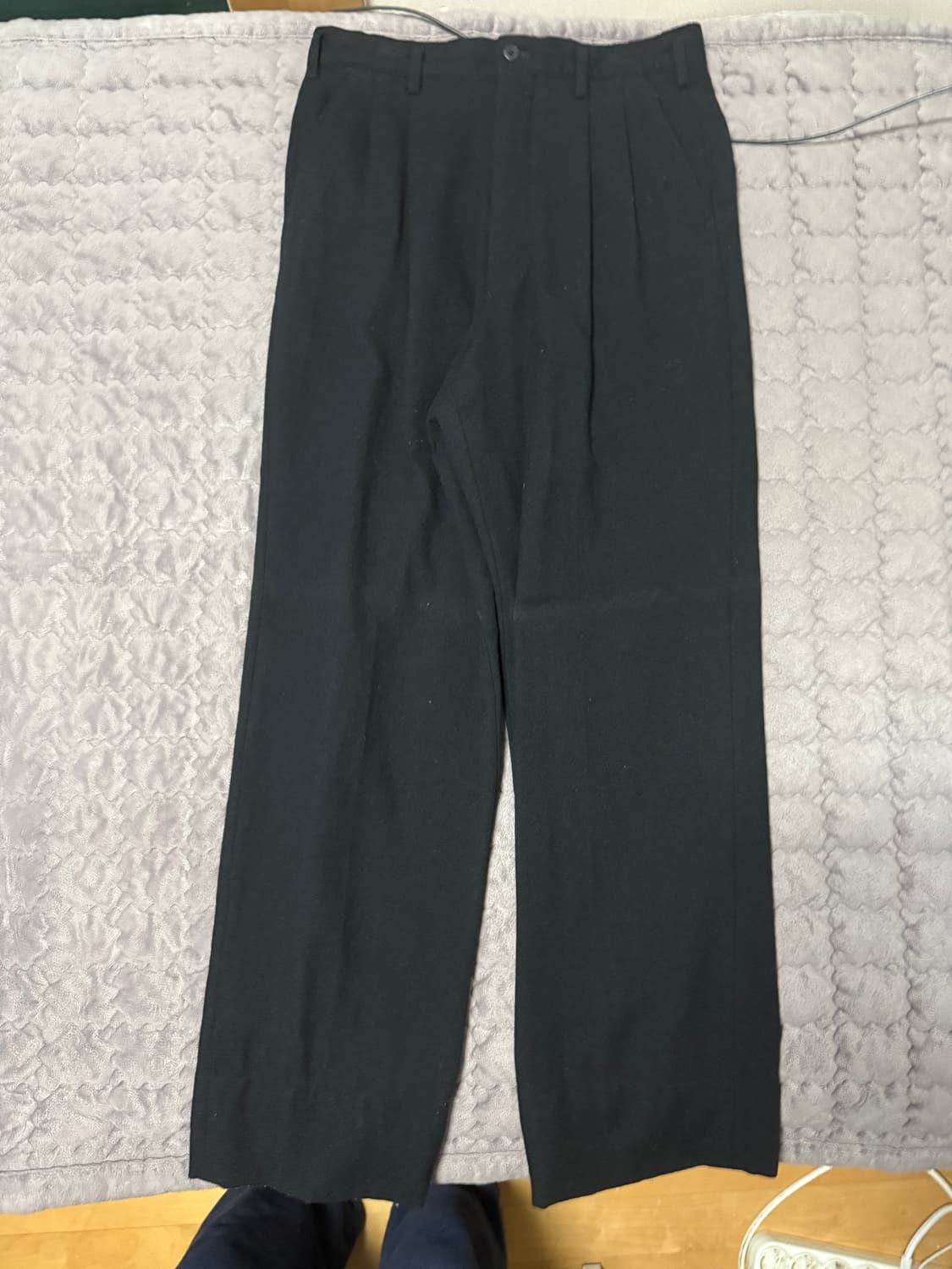 Y’s for men wool 2 tuck slacks 상품이미지4