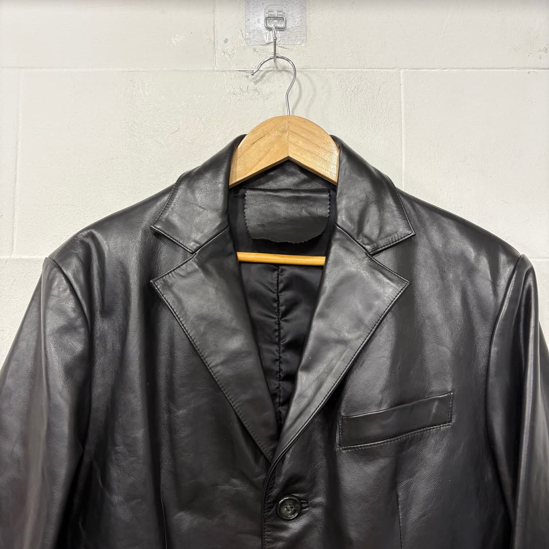 vintage 레더 블레이저 자켓 상품이미지2