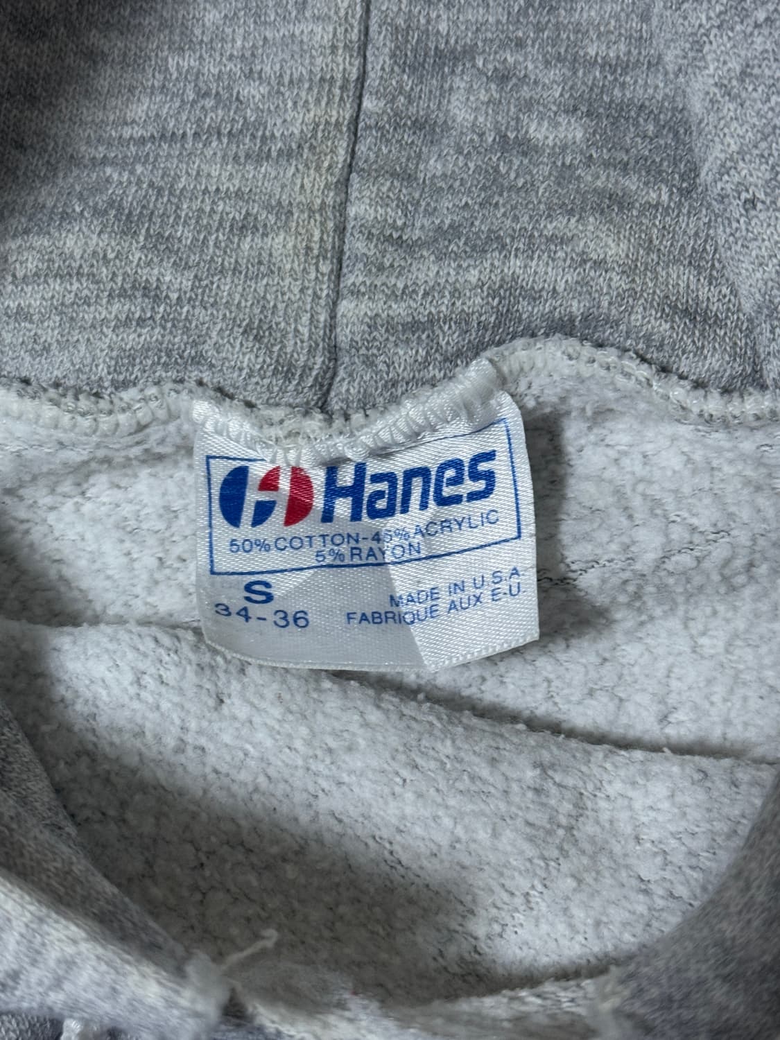 80s usa hanes  래글런 후드티 상품이미지5