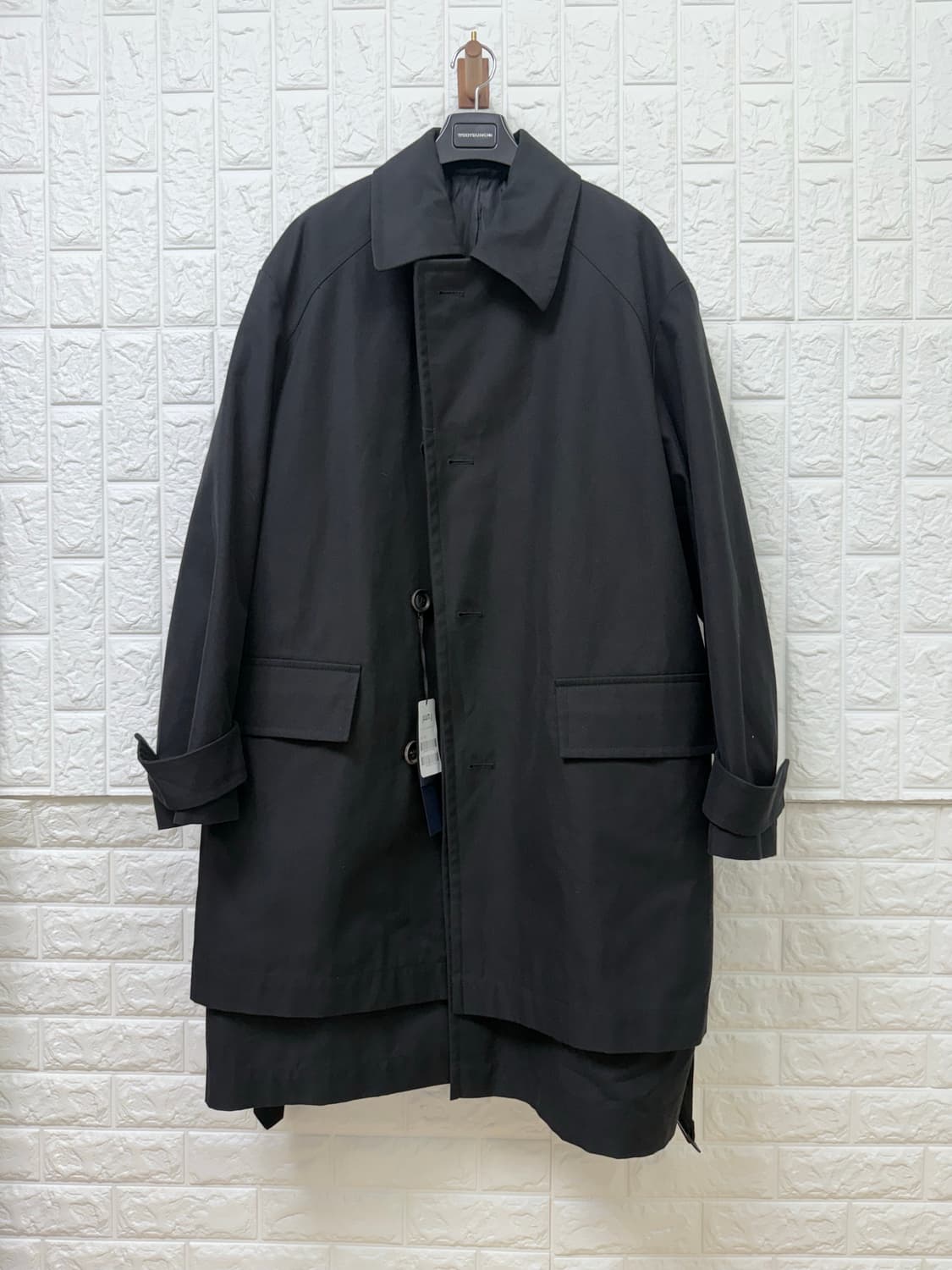 (20SS새상품) 준지 코트 2개 더블레이어드코트 오버핏코트 (48) 상품이미지1