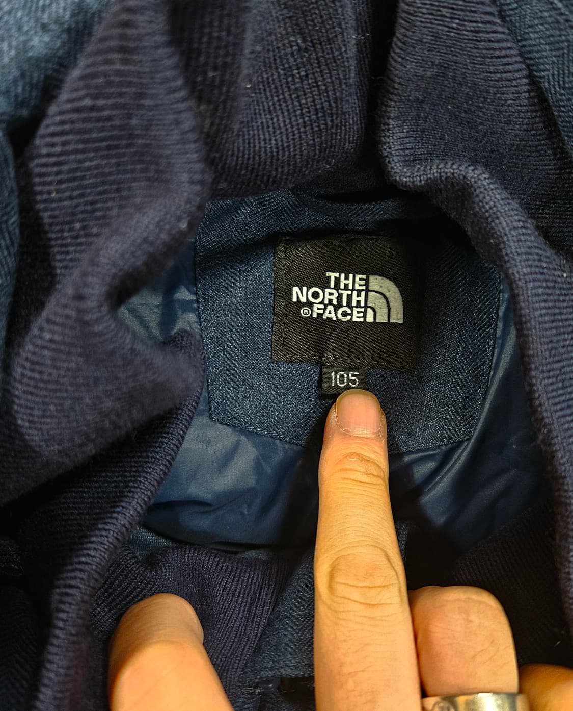 노스페이스 패브릭 블럭 구스다운 패딩 점퍼 XL size 상품이미지6