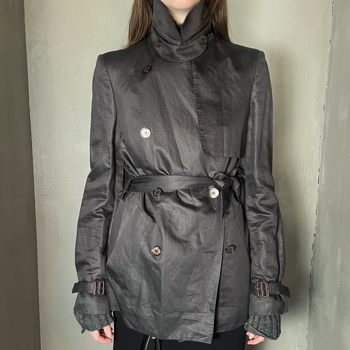 06ss 알렉산더 맥퀸 트렌치 코트 상품이미지5