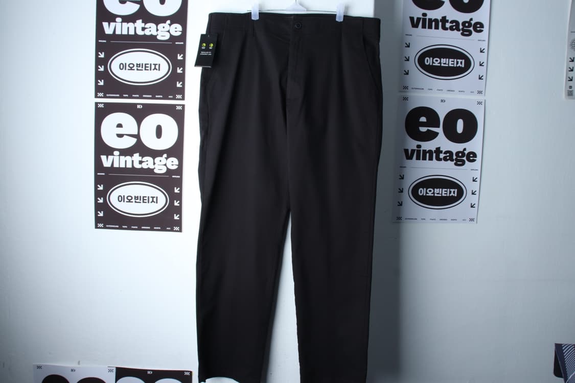 (3XL) 리 면바지 팬츠 새상품 빅사이즈 블랙 면 올드스쿨-P10062 상품이미지2