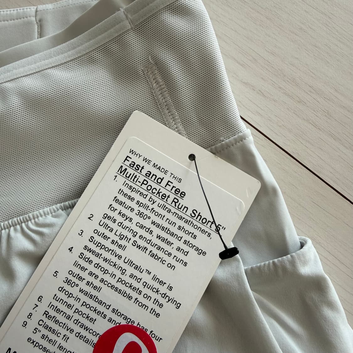룰루레몬 패스트 앤 프리 멀티 포켓 러닝 쇼츠 m 새상품 판매합니다. 상품이미지3
