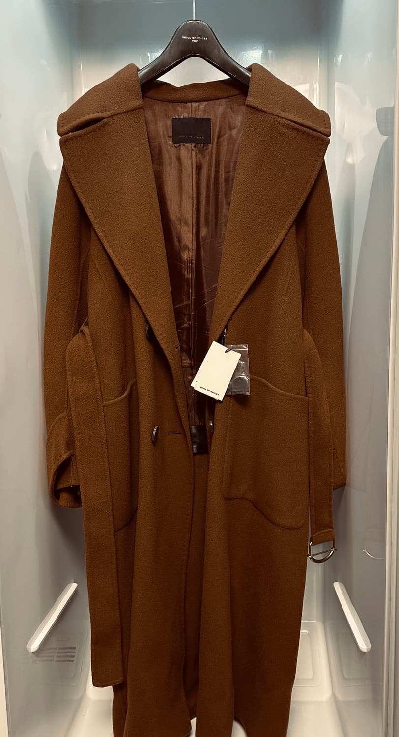 VOV 보브 울 100% 코트 (브라운 FREE) 상품이미지1